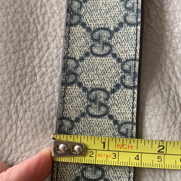 Authentic Gucci vintage GG Supreme belt with G buckle - Picture 9 of 12